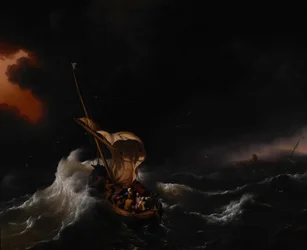 Christus im Sturm auf dem See Genezareth